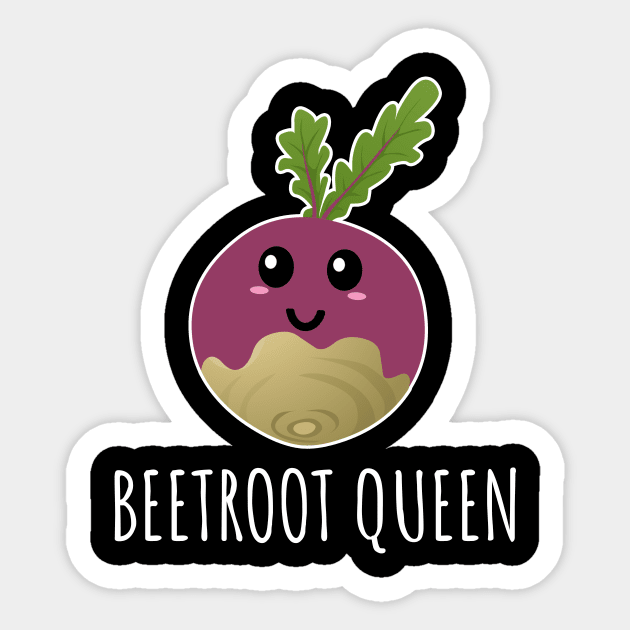 Beetroot Queen Sticker by LunaMay